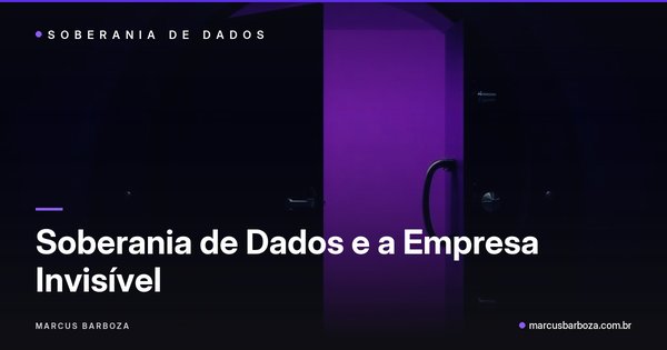 Capa do artigo: Soberania de Dados e a Empresa Invisível